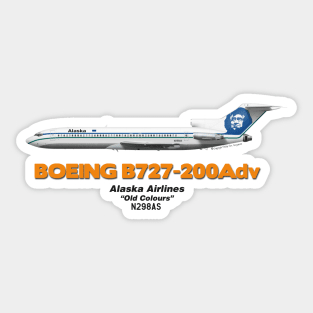 Boeing B727-200Adv - Alaska Airlines "Old Colours" Sticker